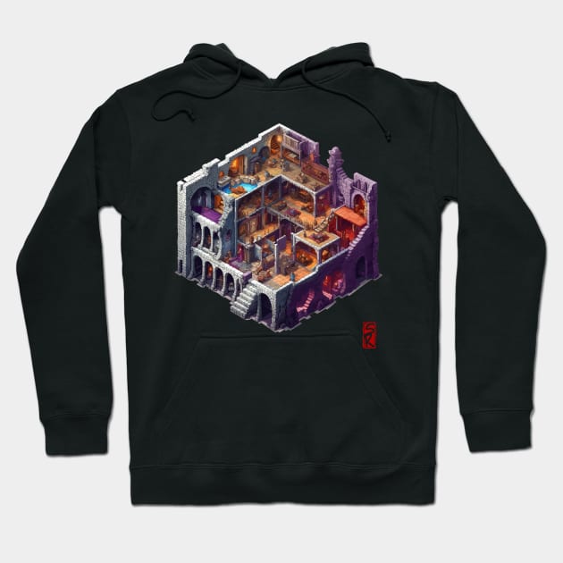 Isometric dungeons Hoodie by siriusreno